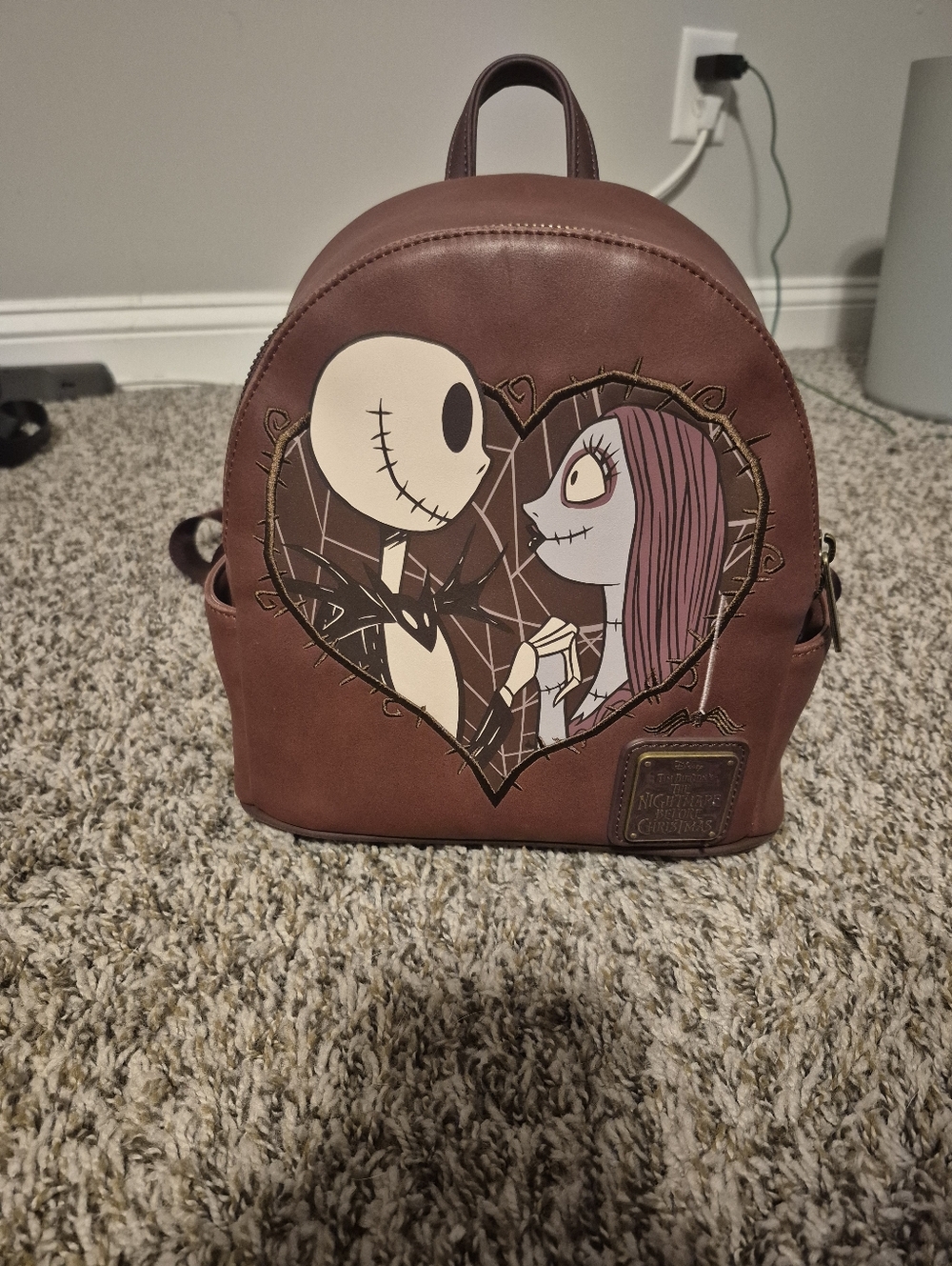 Loungefly Disney nightmare before Christmas simply meant to be mini backpack